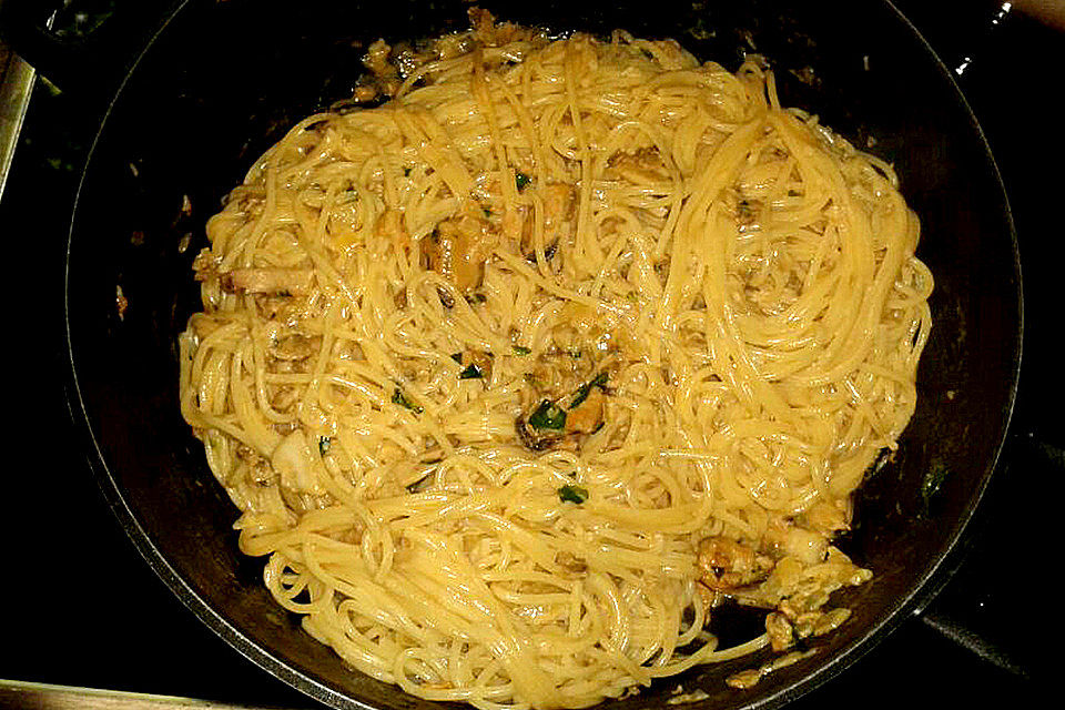 Spaghetti mit Meeresfrüchten