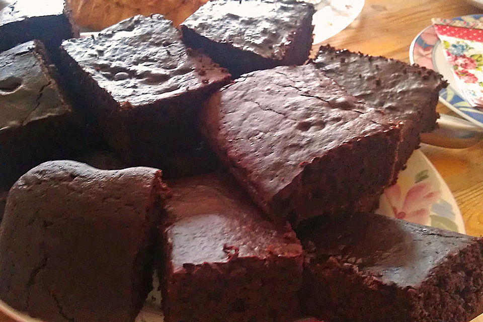 Vegane Schokoladenbrownies