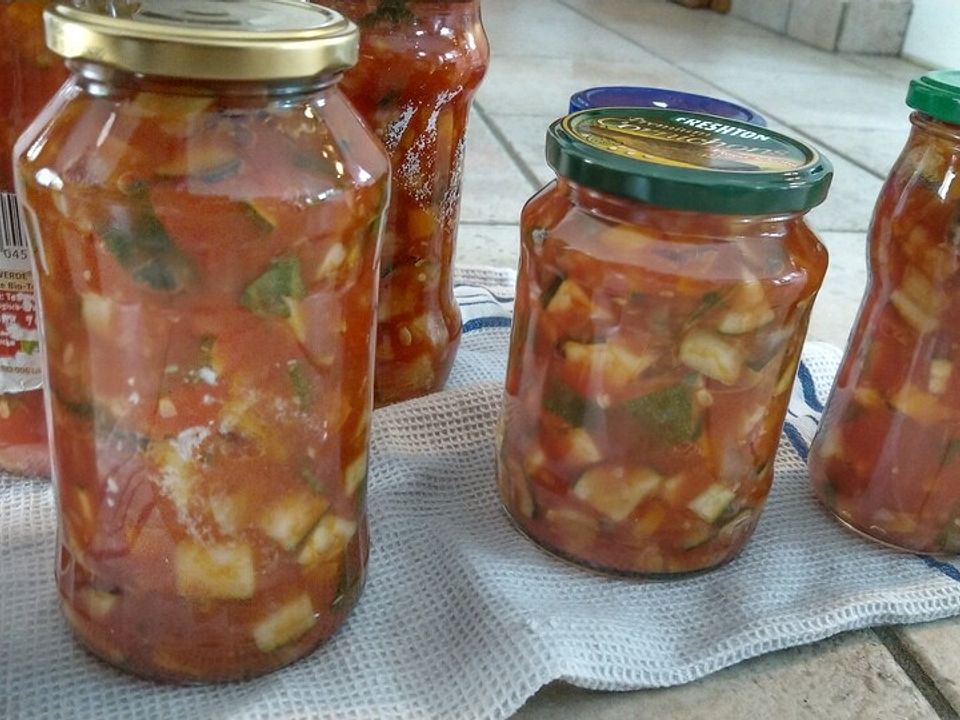 Zucchini-Paprika-Salat eingelegt von leeni2507| Chefkoch