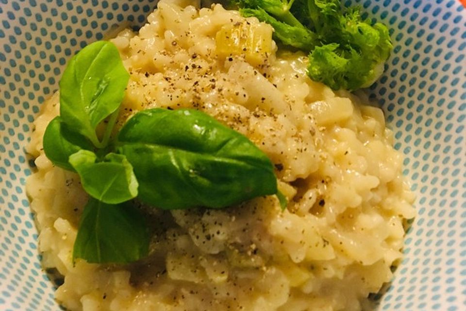 Veganes Zitronen-Fenchel-Risotto