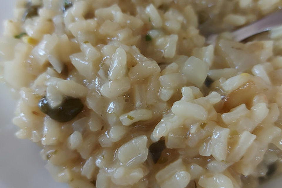 Veganes Zitronen-Fenchel-Risotto