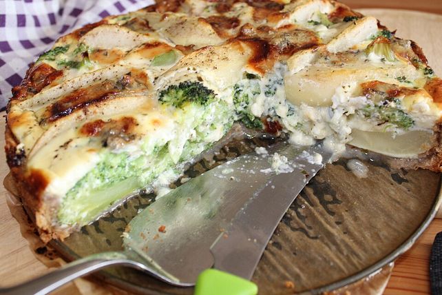 Brokkoli-Birnen-Quiche mit Gorgonzola von kleine_Kirsche| Chefkoch