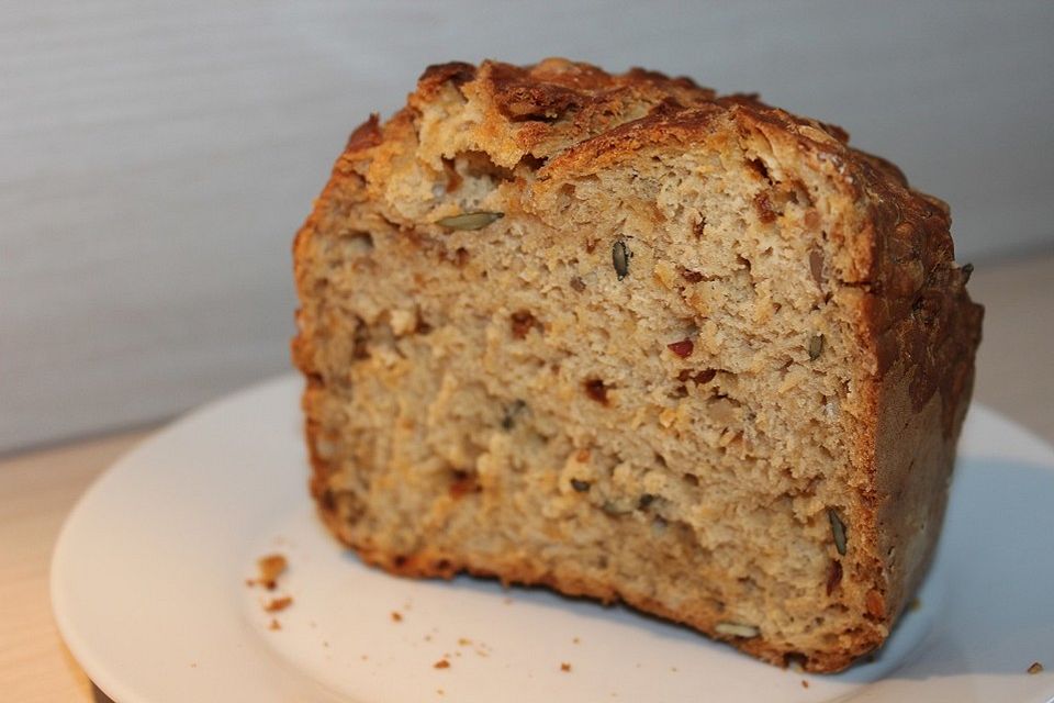 Brot mit Bier gebacken