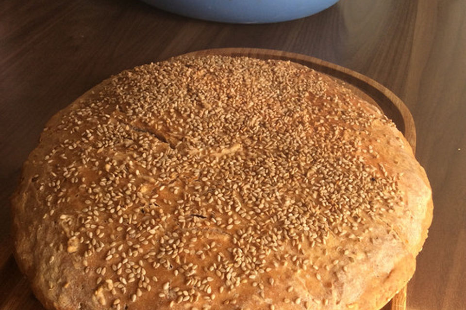 Brot mit Bier gebacken