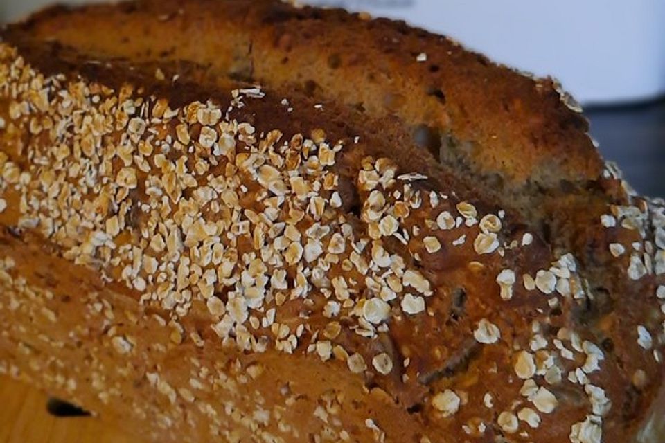 Brot mit Bier gebacken