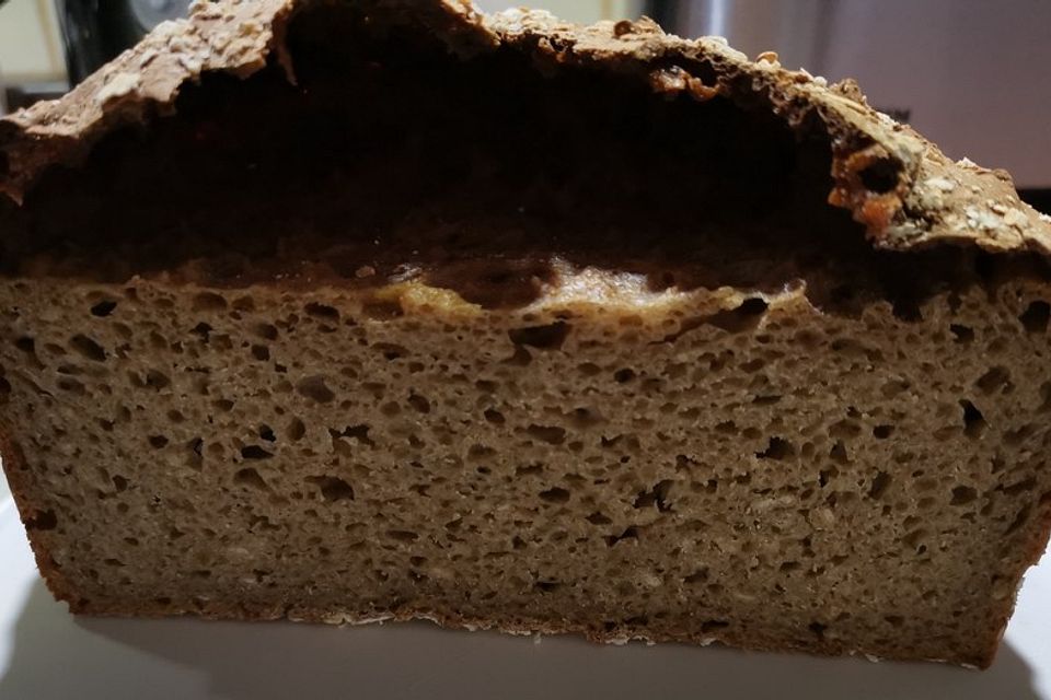 Brot mit Bier gebacken