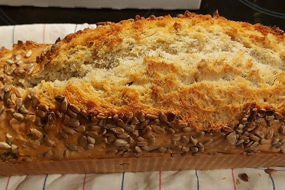 Brot mit Bier gebacken