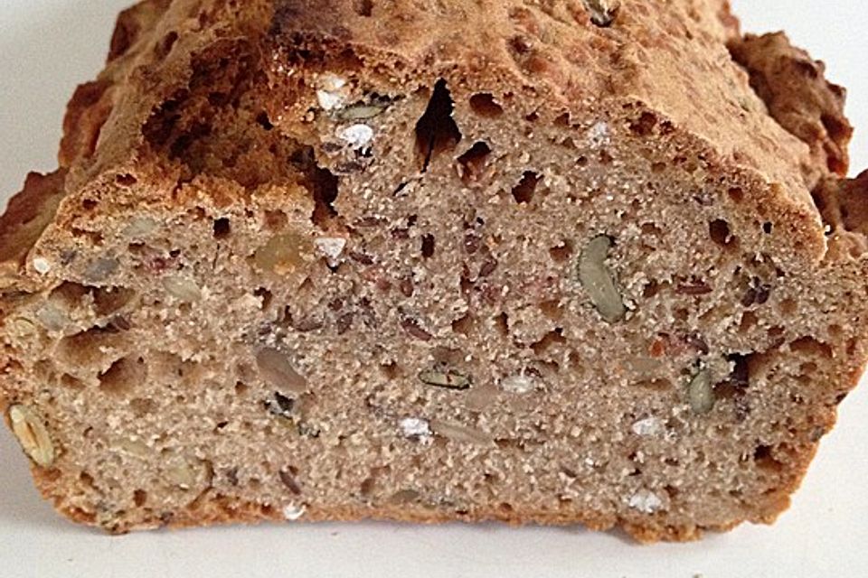 Brot mit Bier gebacken