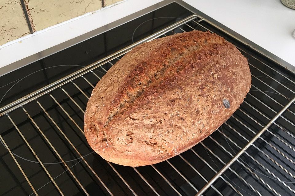 Brot mit Bier gebacken