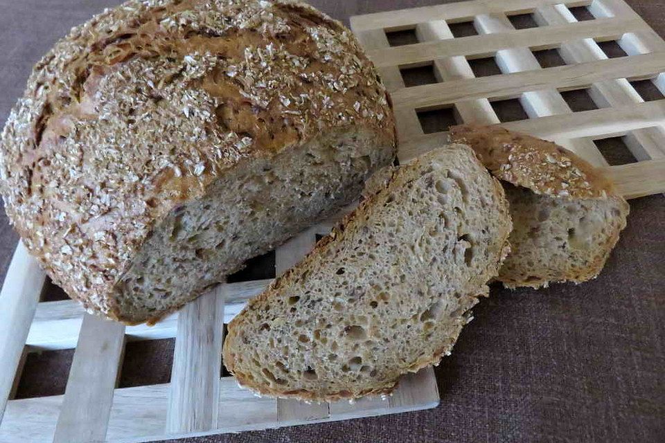 Brot mit Bier gebacken