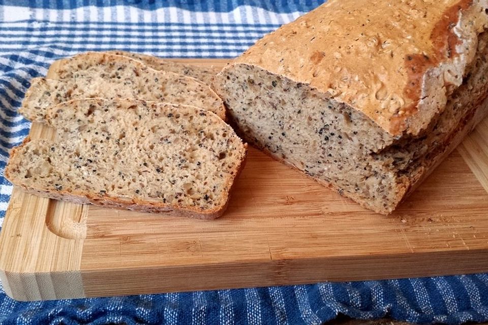 Brot mit Bier gebacken