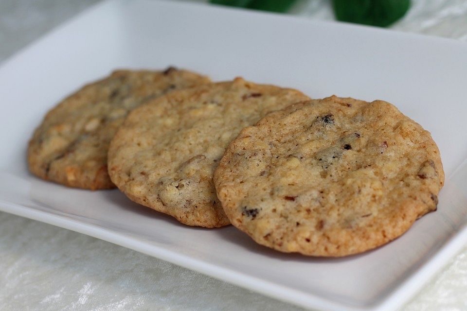 Schoko-Nuss-Frucht Cookies