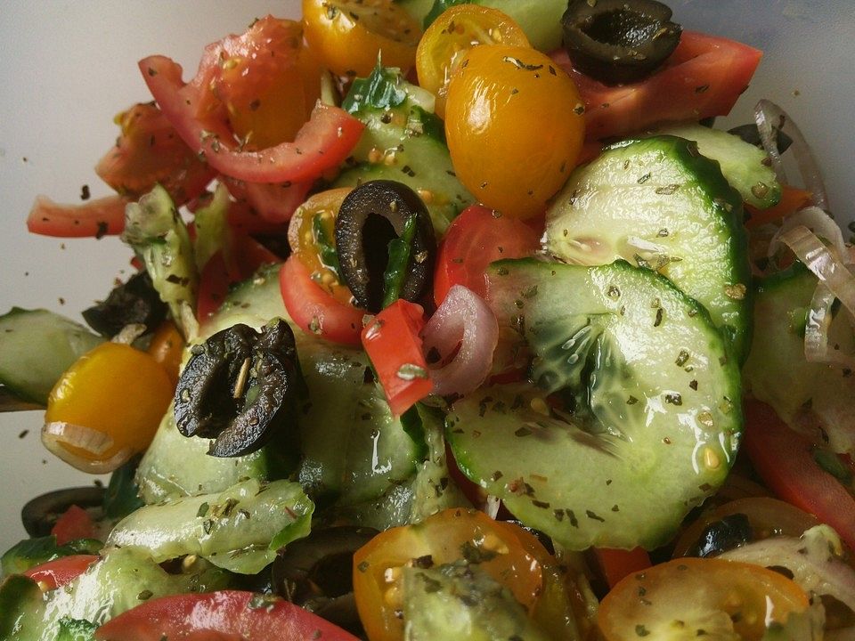 Bunter Tomatensalat von schaech001| Chefkoch