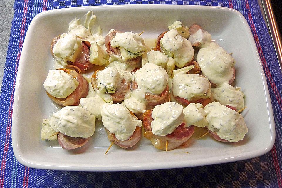 Schweinefilet in Gorgonzolasoße