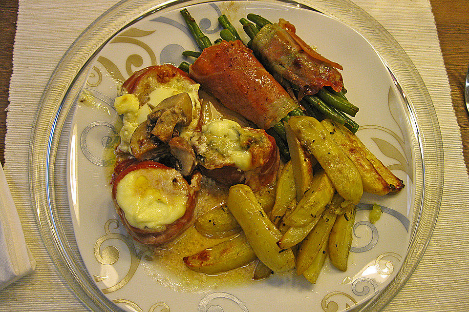 Schweinefilet in Gorgonzolasoße