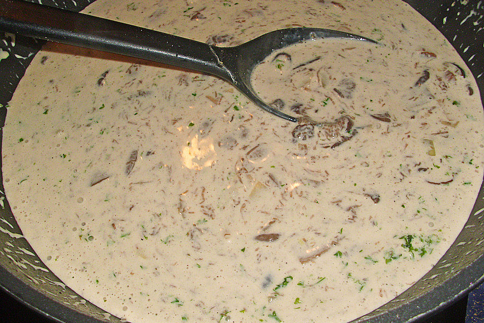 Schweinefilet in Gorgonzolasoße