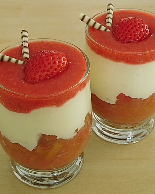 Rhabarber-Trifle