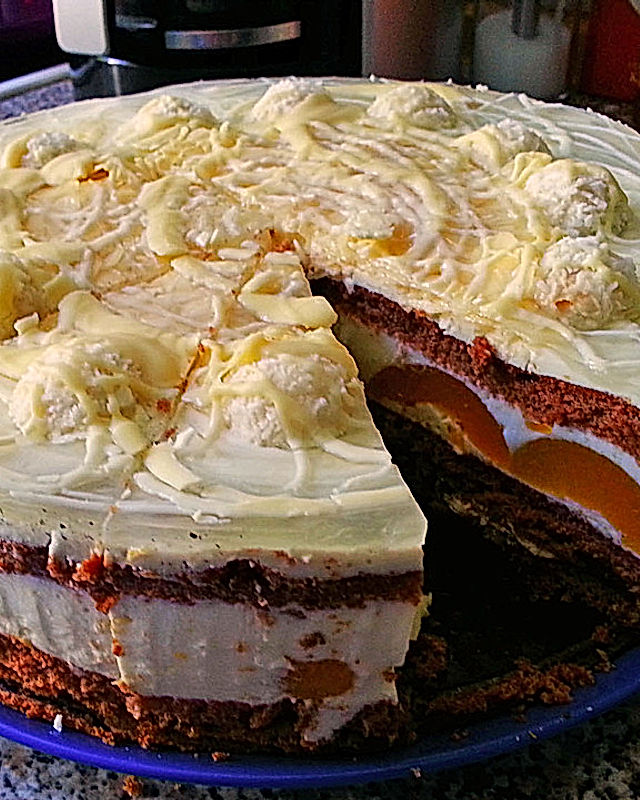 Paddys Raffaello-Aprikosen-Torte
