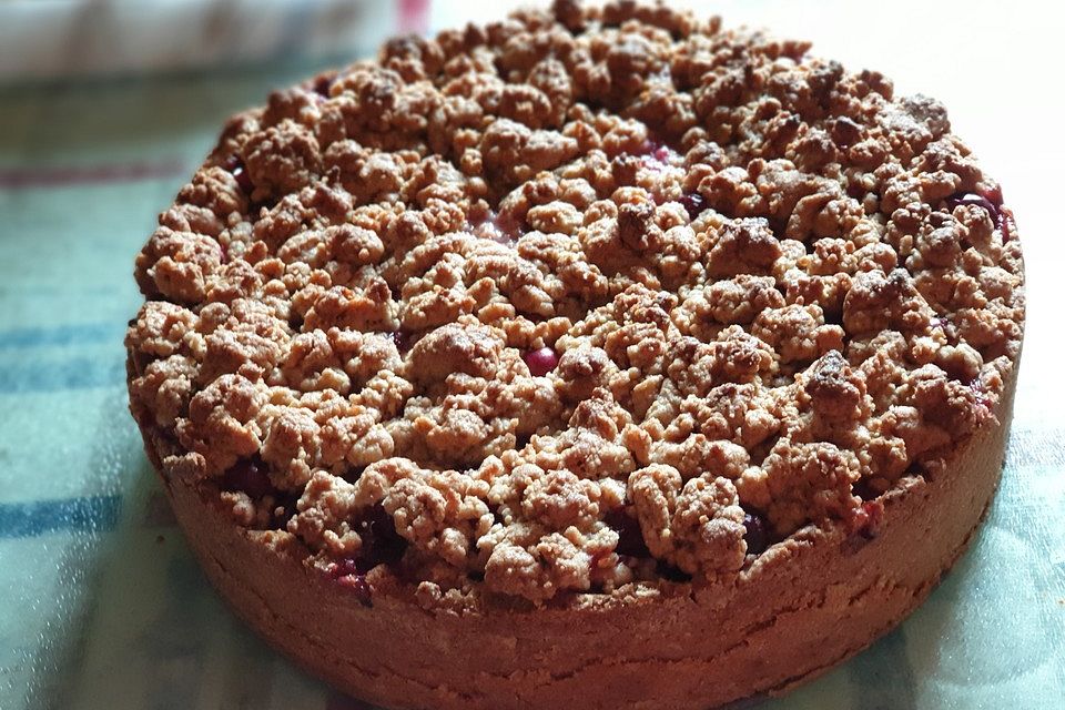 Stachelbeer-Streusel-Kuchen