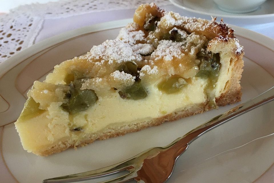 Stachelbeer-Streusel-Kuchen