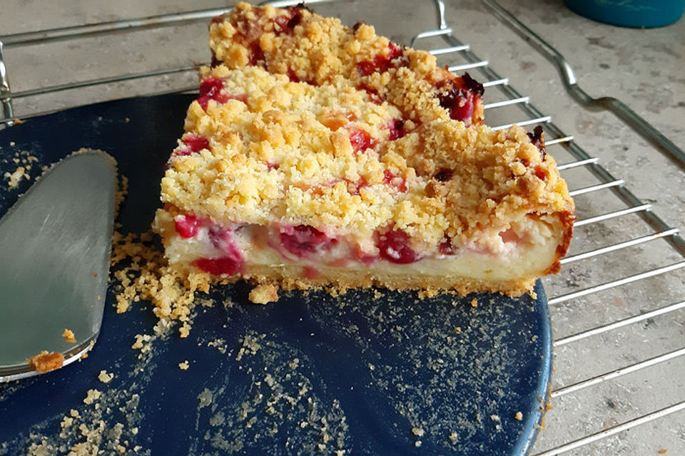 Stachelbeer-Streusel-Kuchen