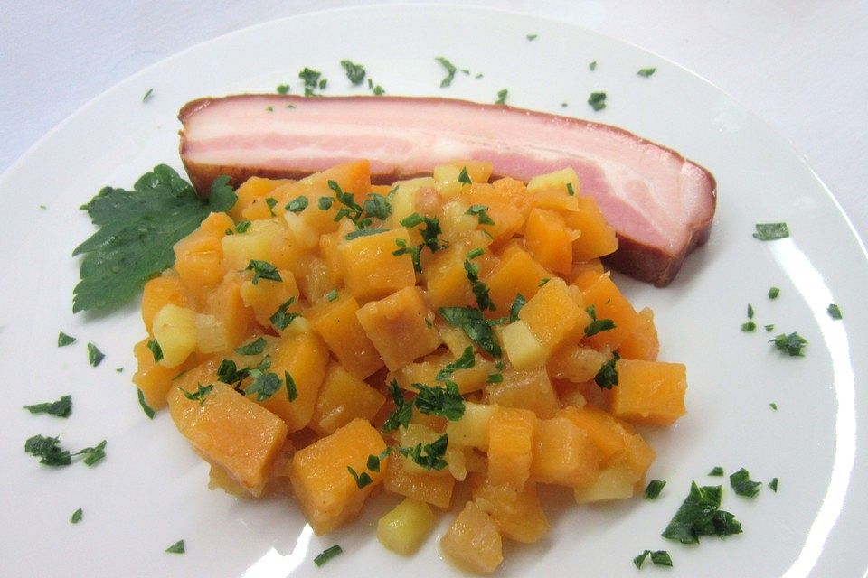 Kohlrüben mit Schweinebauch