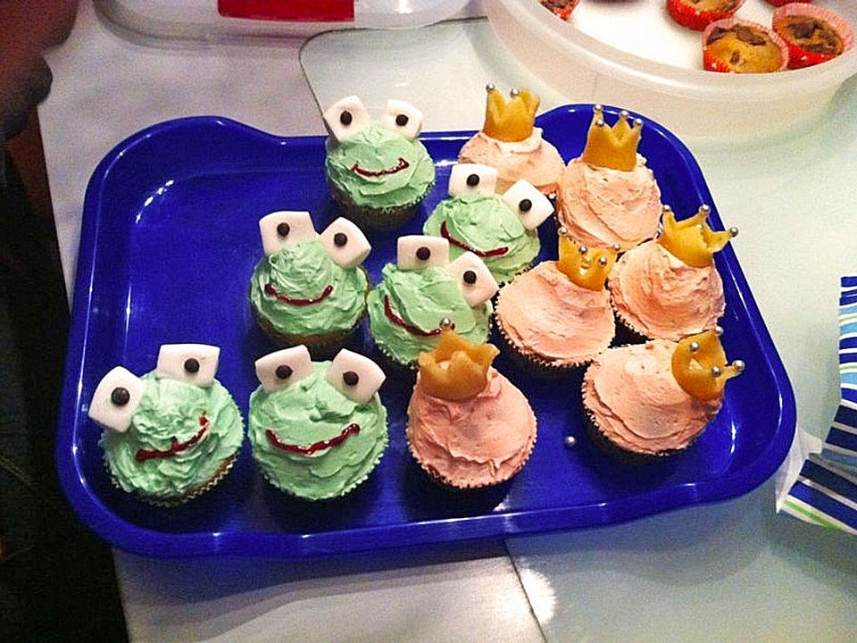 Frosch- und Prinzessinnen Cupcakes von new-york-city_baking-girl| Chefkoch