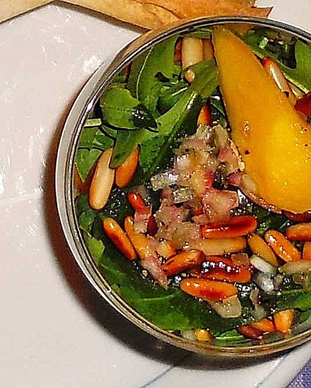 Hähnchensalat mit Rucola