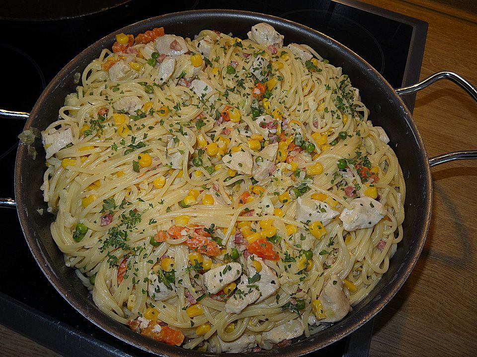 Spaghettipfanne mit Gemüse von Platelkatel| Chefkoch
