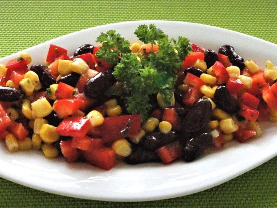Paprika-Mais-Kidneybohnen-Salat von bijou1966| Chefkoch