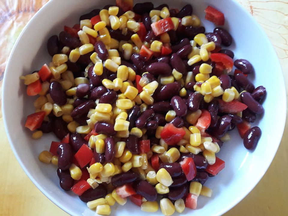 Paprika-Mais-Kidneybohnen-Salat von bijou1966 | Chefkoch