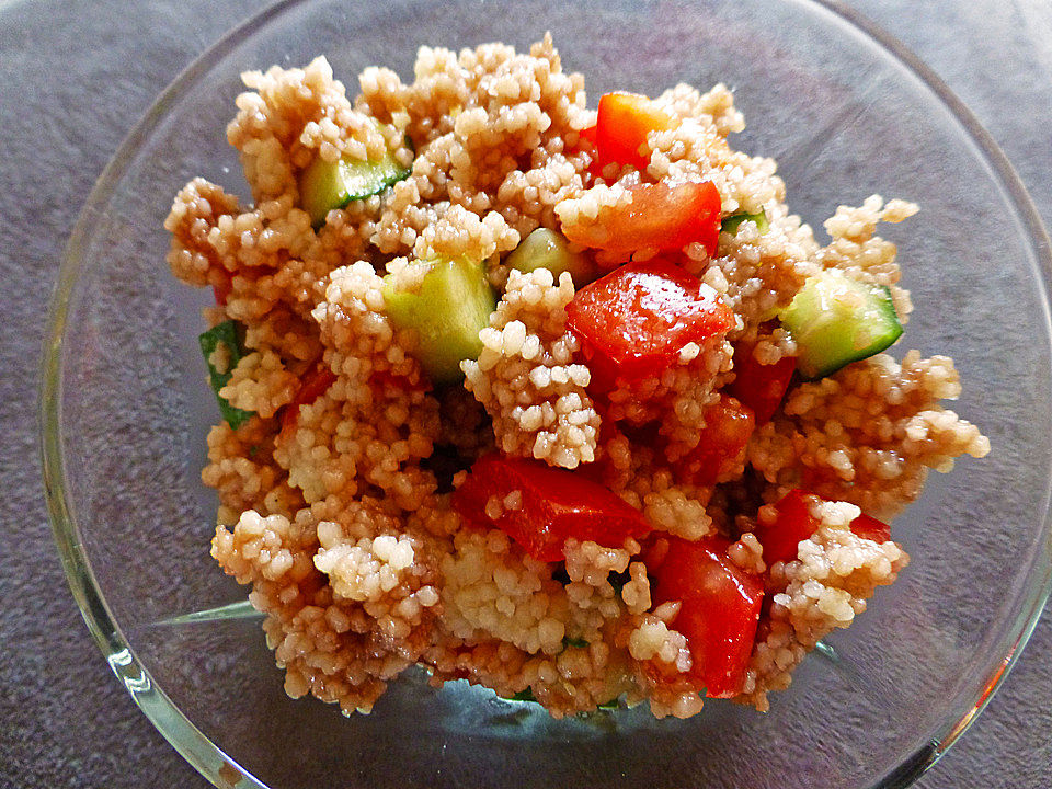 Couscous-Salat mit Himbeer-Vinaigrette von Löwenherzilein| Chefkoch
