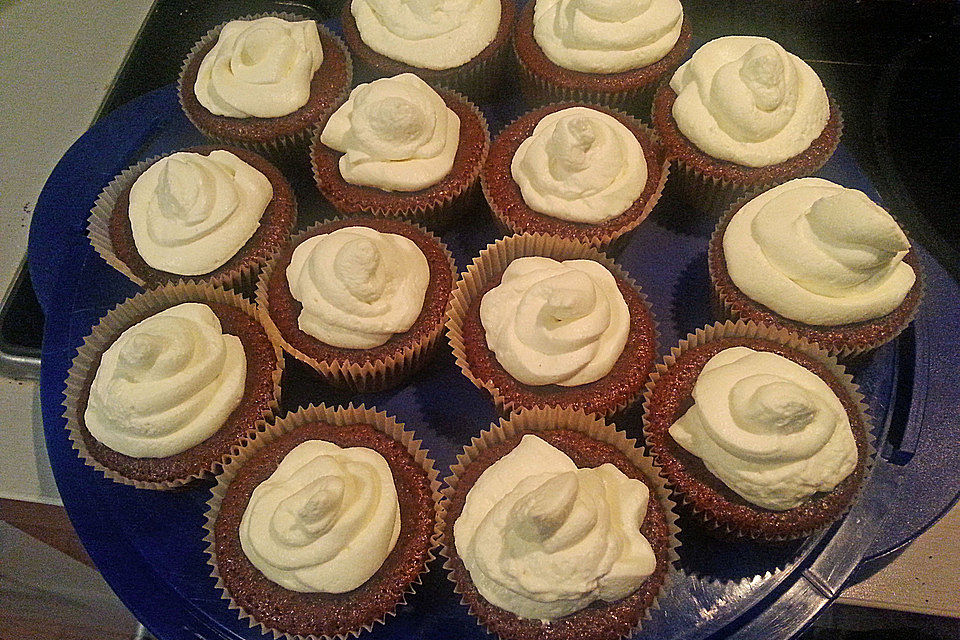 Red Velvet Cupcakes with Cream Cheese Frosting