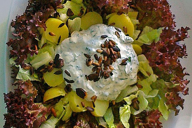Kartoffelsalat mit Basilikum-Creme von gs_pe| Chefkoch