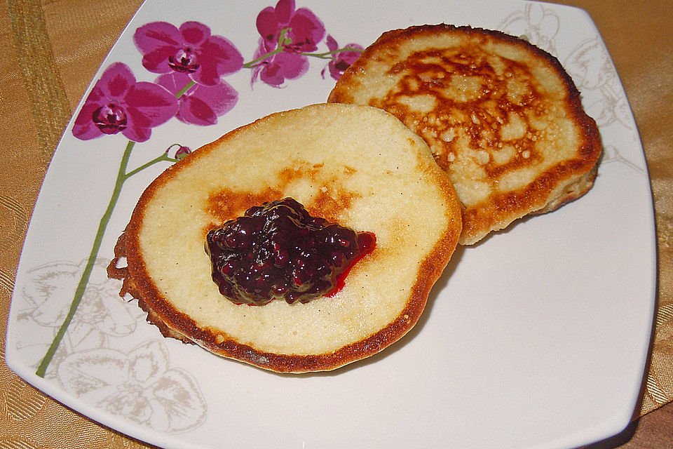 Laktose- und fruktosefreie Pancakes