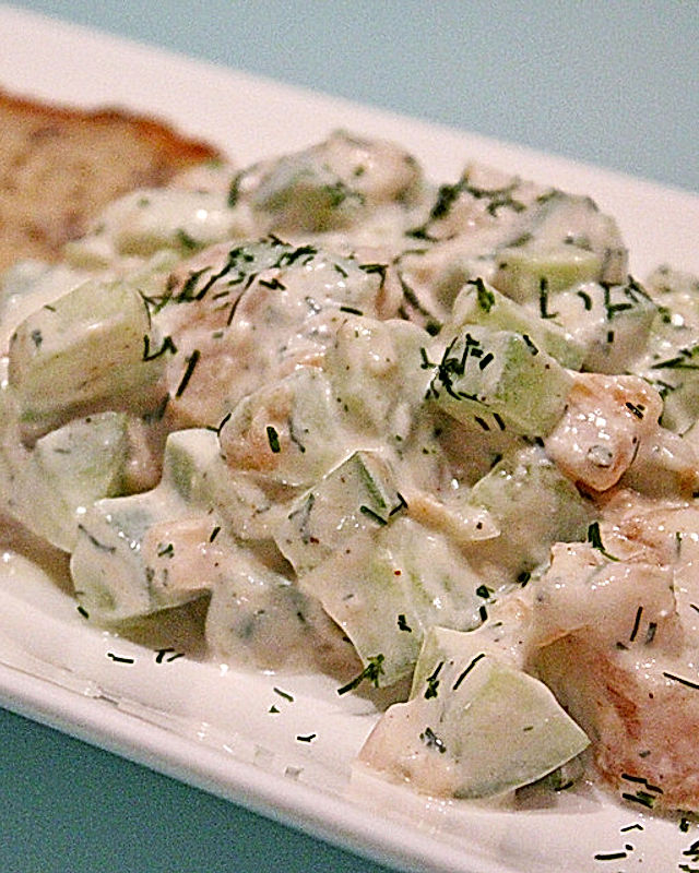 Gurken-Lachs-Salat