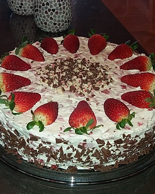 Erdbeer-Joghurette Torte
