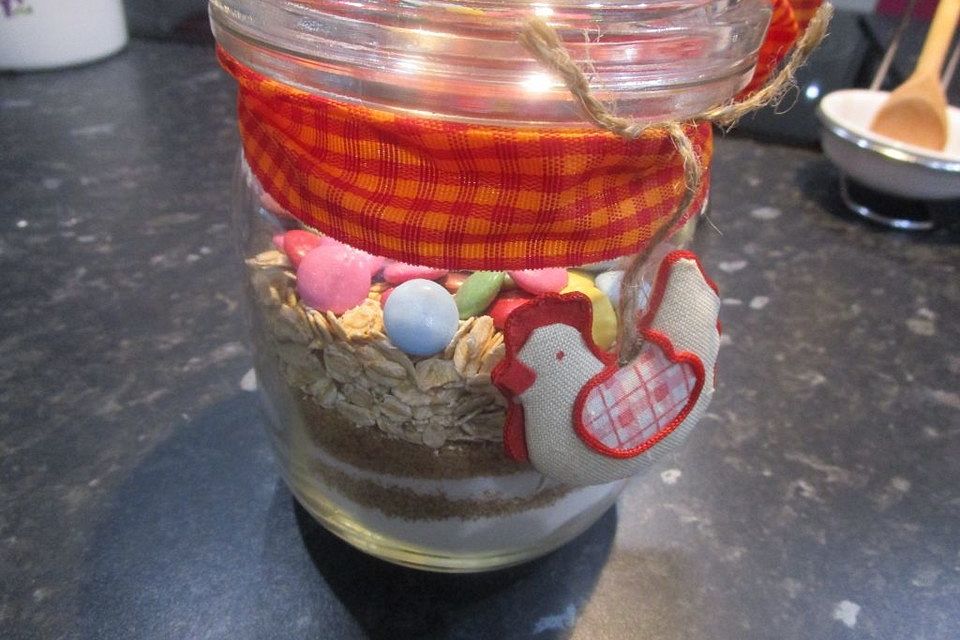 Bunte Cookies als Backmischung Bunte Cookies als Backmischung