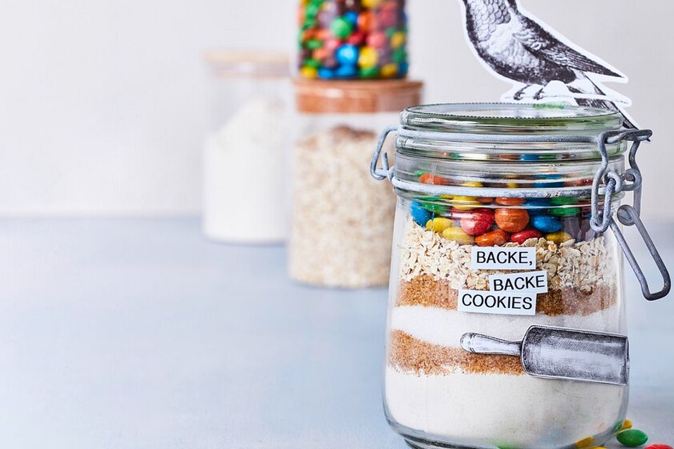 Bunte Cookies als Backmischung Bunte Cookies als Backmischung