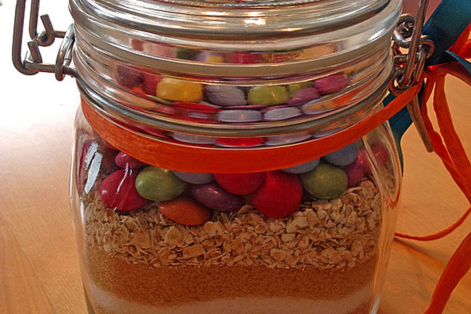 Bunte Cookies als Backmischung Bunte Cookies als Backmischung