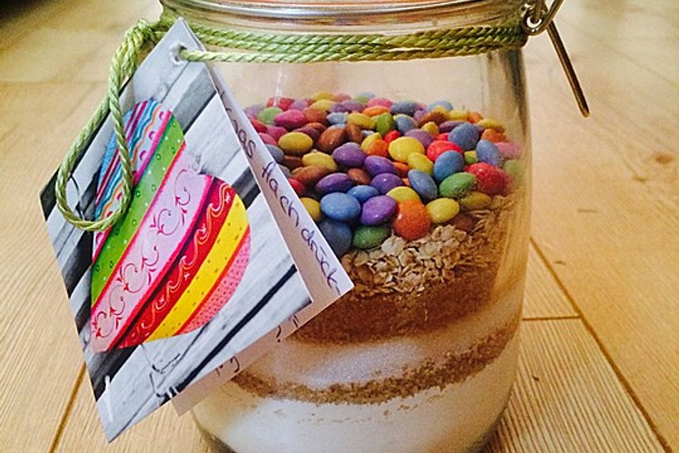 Bunte Cookies als Backmischung Bunte Cookies als Backmischung