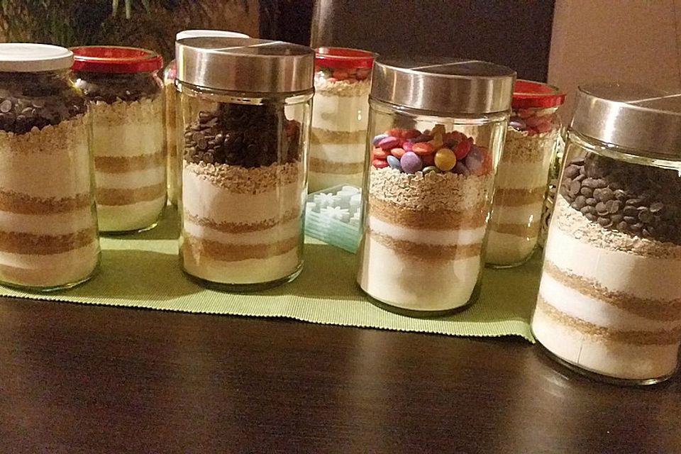 Bunte Cookies als Backmischung Bunte Cookies als Backmischung