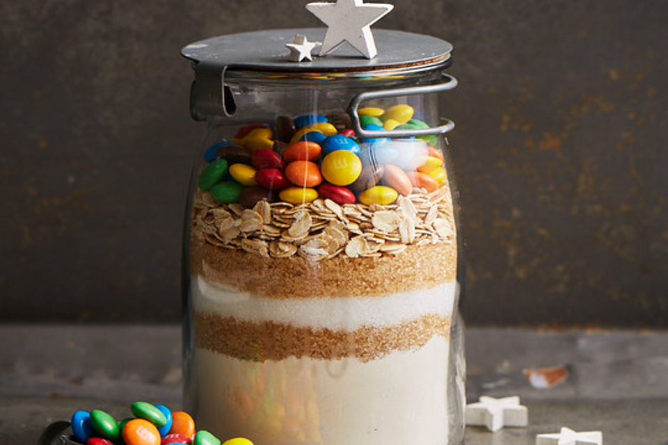 Bunte Cookies als Backmischung Bunte Cookies als Backmischung