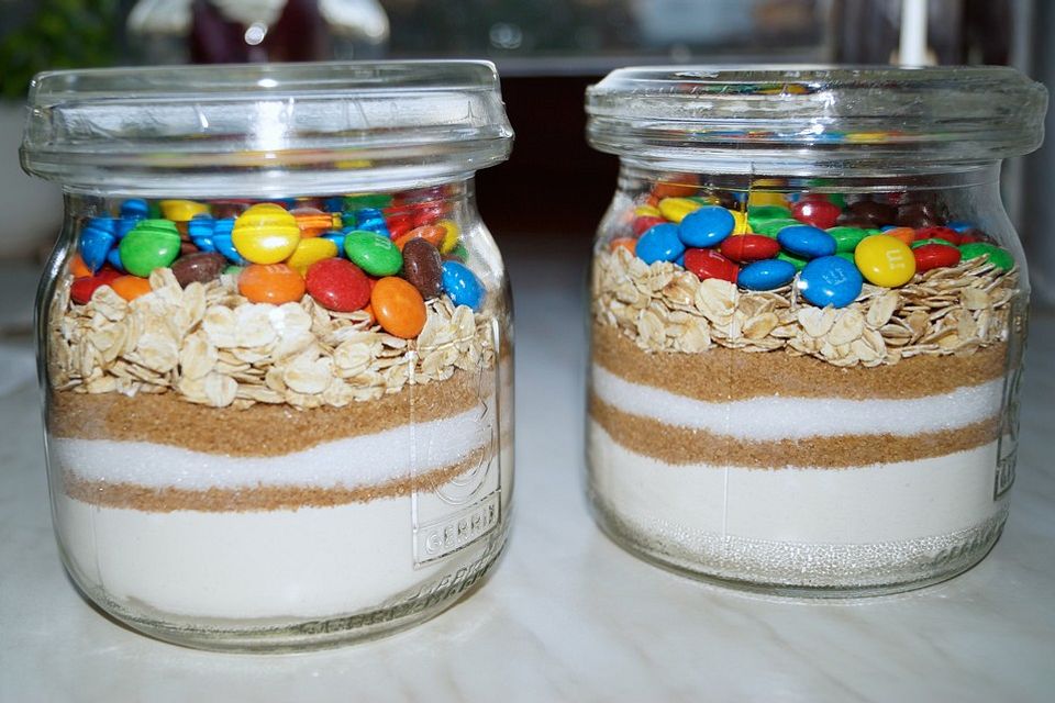 Bunte Cookies als Backmischung Bunte Cookies als Backmischung