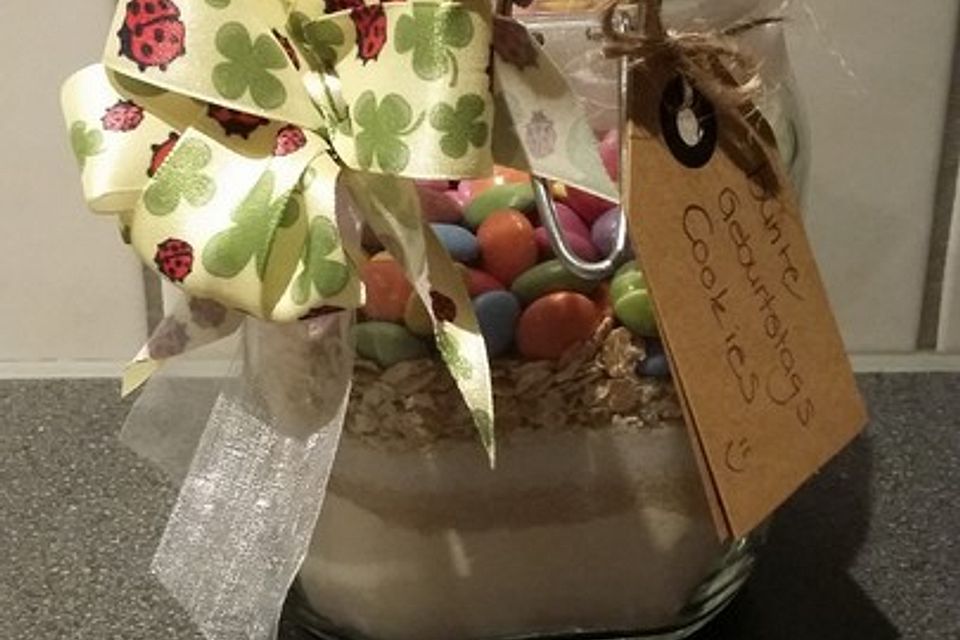 Bunte Cookies als Backmischung Bunte Cookies als Backmischung