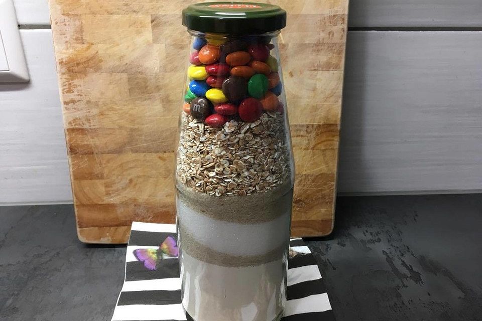 Bunte Cookies als Backmischung Bunte Cookies als Backmischung