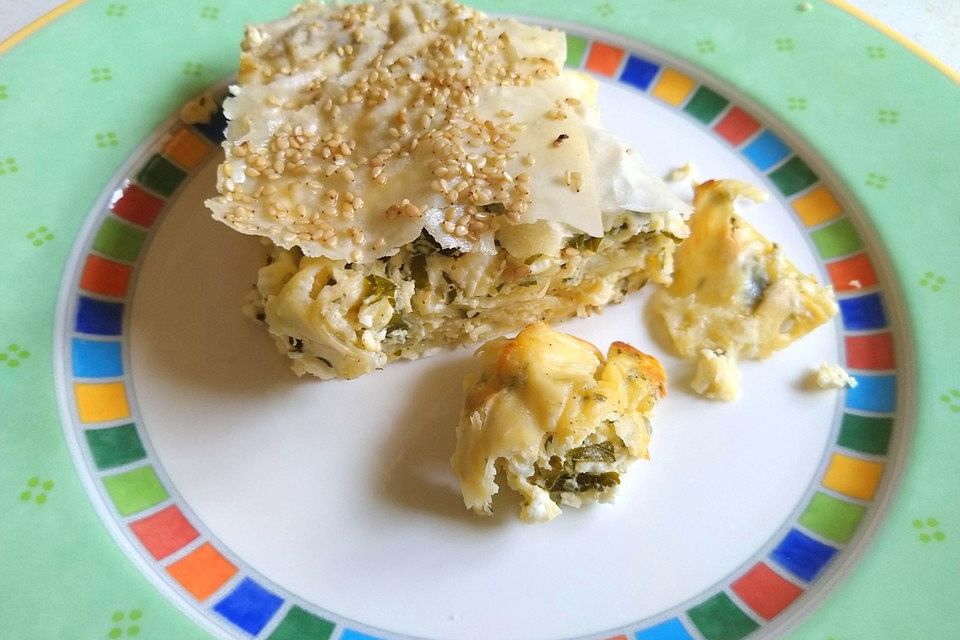 Börek aus verzupftem Yufka