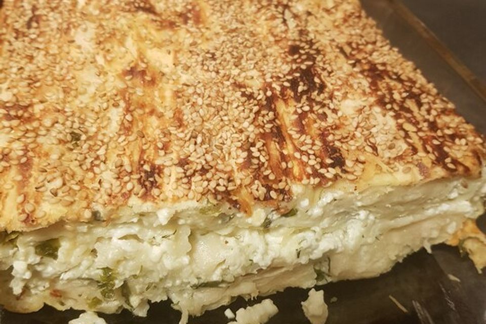 Börek aus verzupftem Yufka