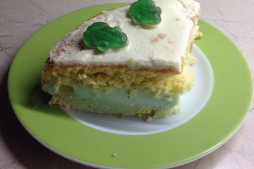 Grüne Froschkönig-Torte