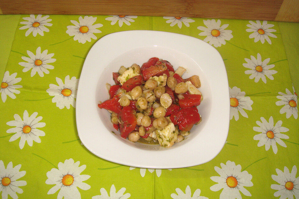 Kichererbsensprossensalat